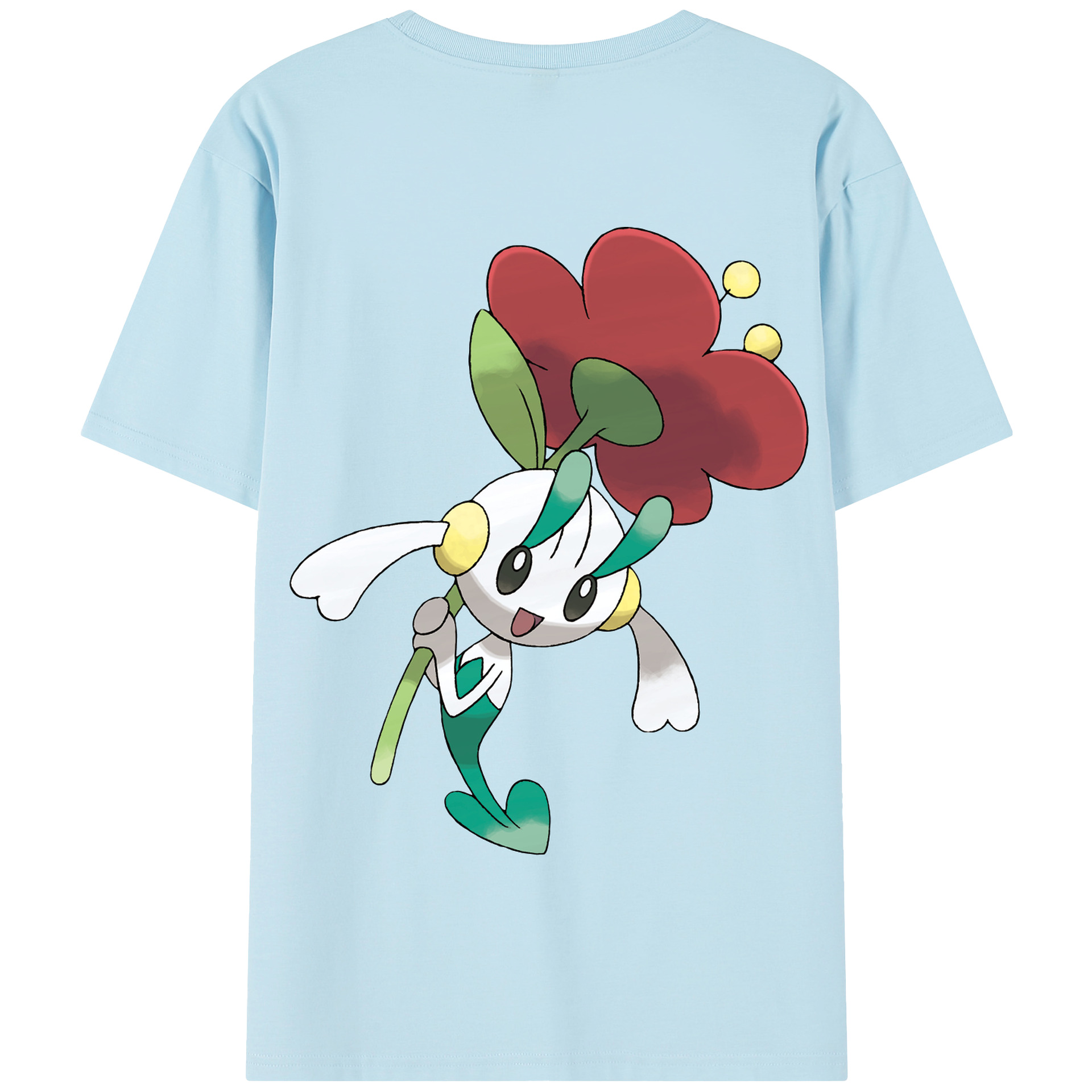 （画像用） ポケットモンスター Pokémon 綿100％半袖Tシャツ（背面プリント）